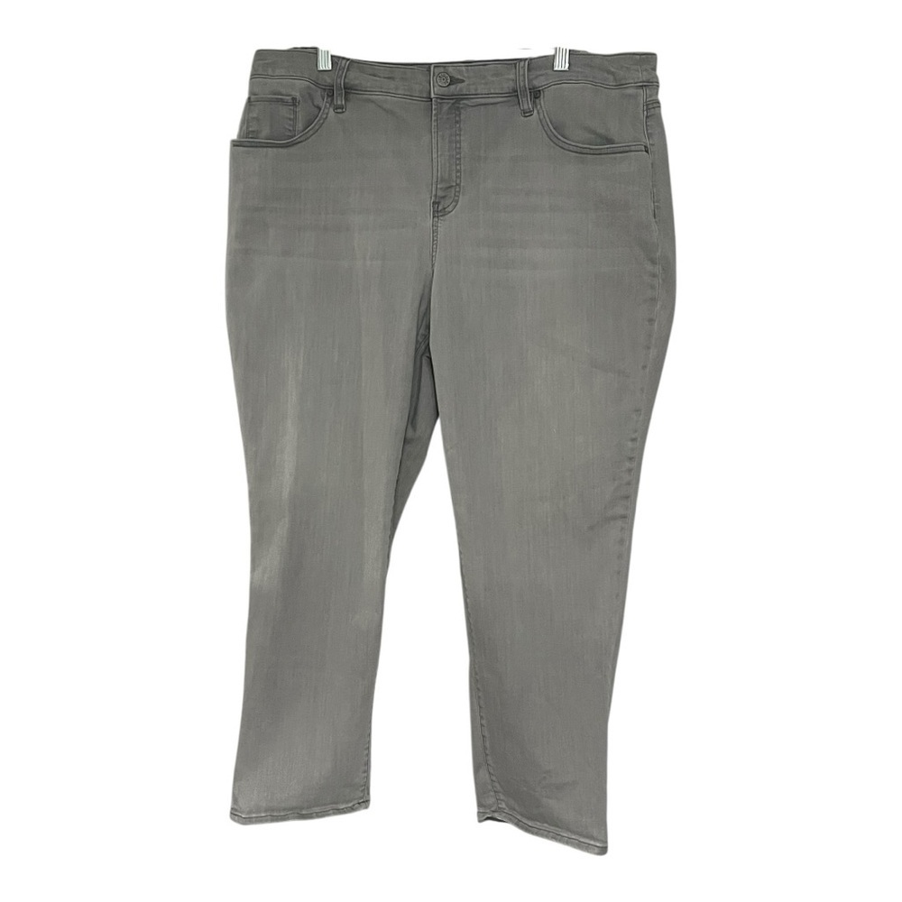 Chicos size 3 grey jeans EUC